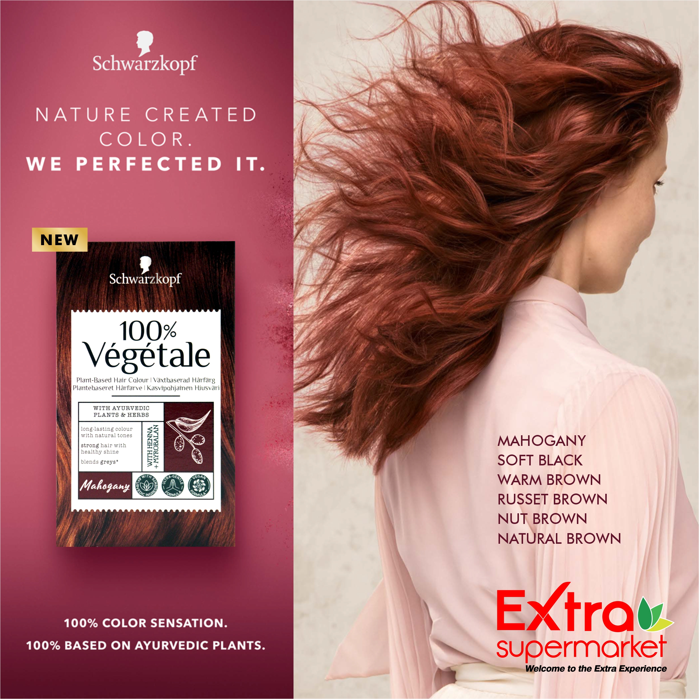 Schwarzkopf Hair Colour 100% Vegetale - Extra Supermarket