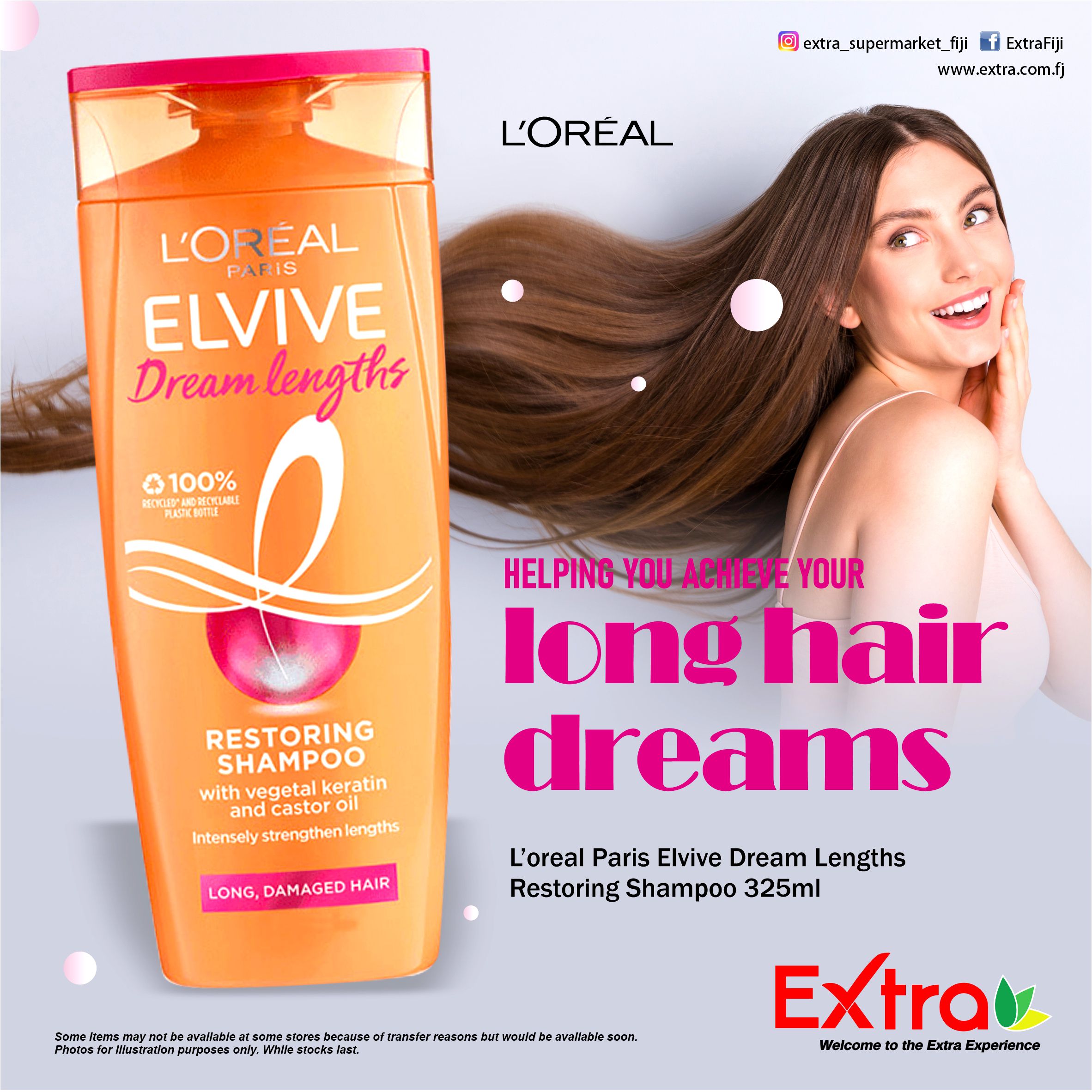 L'Oreal Paris Elvive Dream Lengths Restoring Shampoo